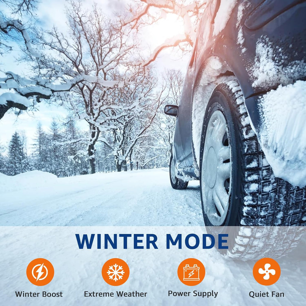 12V 24V Car Battery Charger Heavy Duty, 0-15A Automatic Battery Maintainer, Smart Trickle Charger with Auto Shutoffs, Repair, Winter Mode, for Automotive Car Truck Motorcycle Lawn Mower Boat AGM