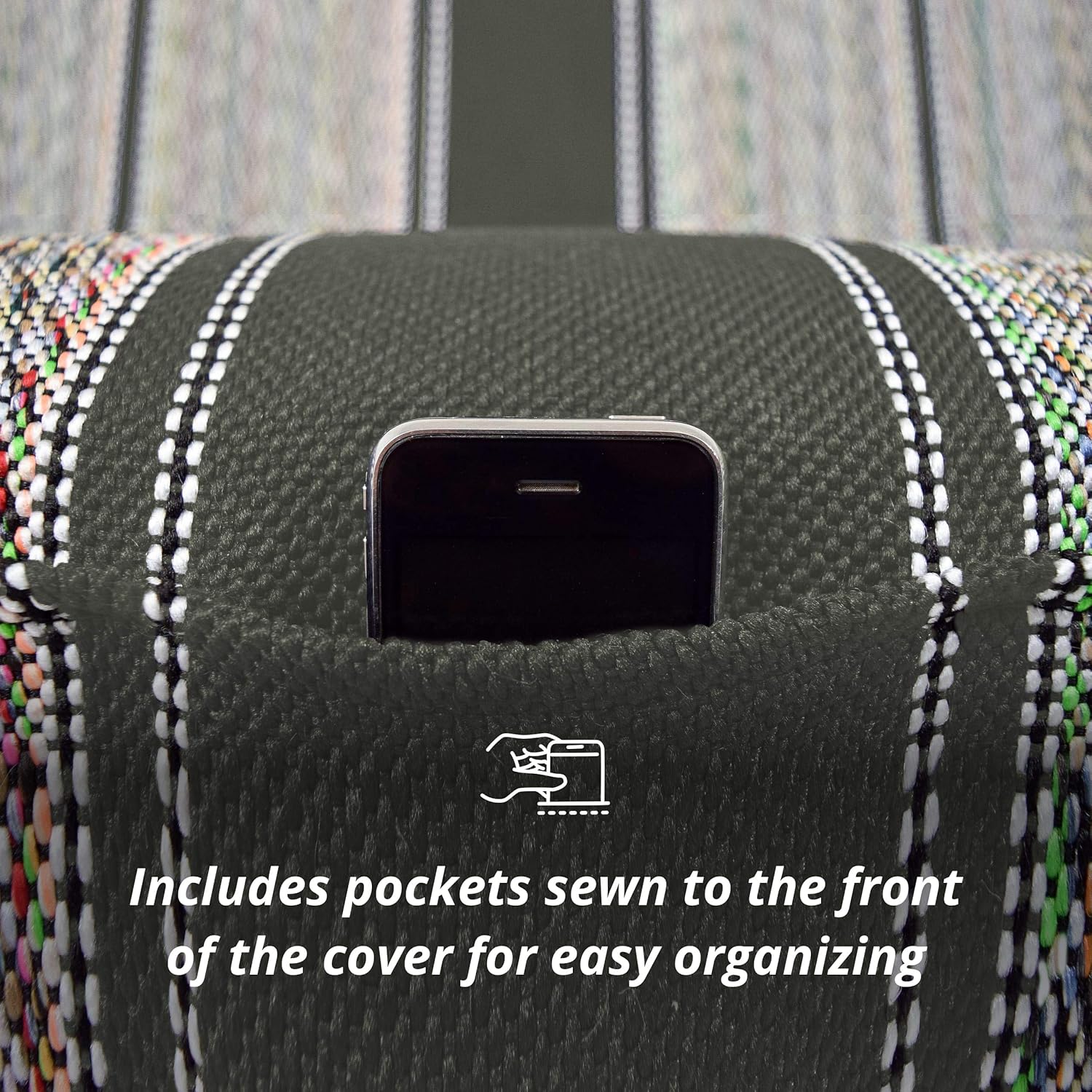 Seat Covers Unlimited - Universal Car Seat Cover for Truck and Car Bench Seats That are One Piece and Durable for Long Lasting Protection - Black