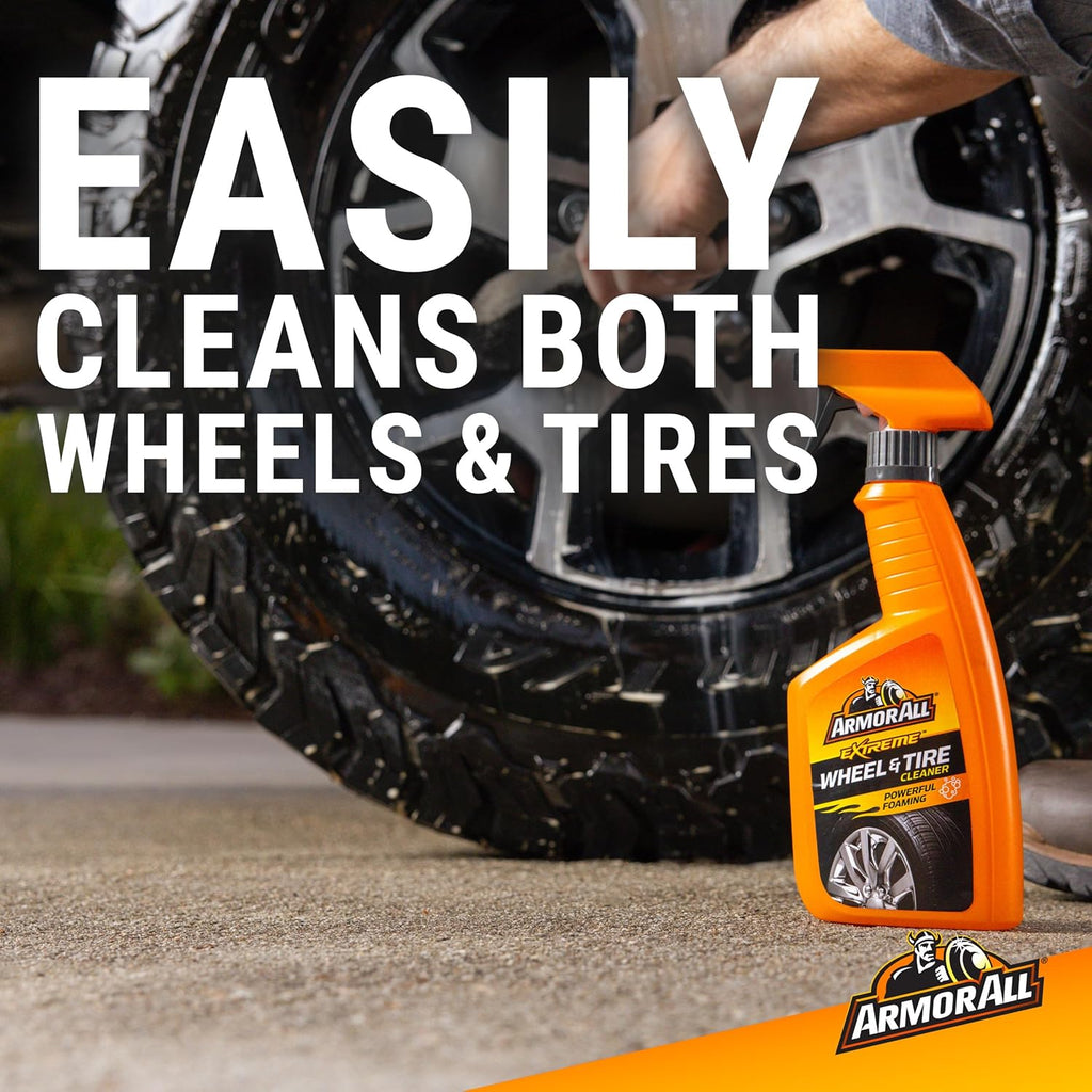 Armor All Extreme Wheel and Tire Cleaner , Car Wheel Cleaner Spray, 24 Fl Oz